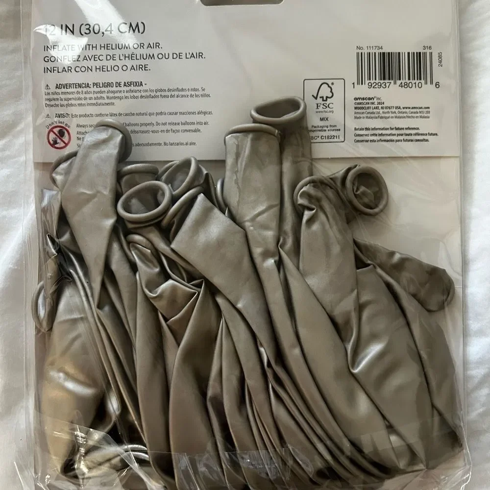 Metallic Lux Gold Balloons - 25 Pack